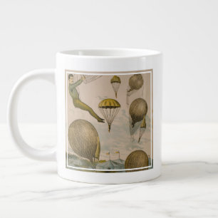 Grande Tasse Affiche De Cirque D'Un Ballon Aérien