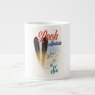 Grande Tasse Affiche de ski Lech Autriche