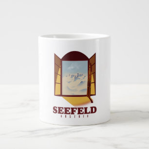 Grande Tasse Affiche de ski Seefeld Autriche