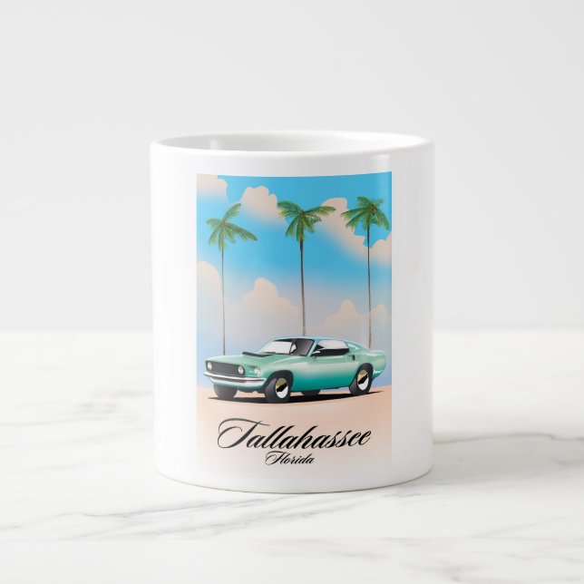 Grande Tasse Affiche de Tallahassee Florida Travel. (Devant)