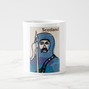 Grande Tasse Affiche de voyage en Écosse Robert Bruce