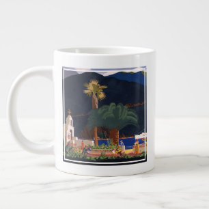 Grande Tasse Affiche de voyage - Père Noël Catalina Island, Cal