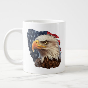 Grande Tasse Aigle à drapeau américain