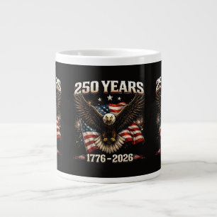 Grande Tasse Aigle patriotique des États-Unis 250e anniversaire