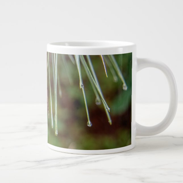 Grande Tasse Aiguilles de pin et pluie 20 oz de Mug (Droite)