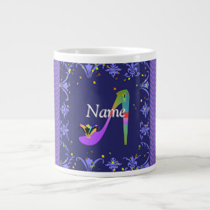 Grande Tasse Ajouter Un Nom À La Mode Haut Talons