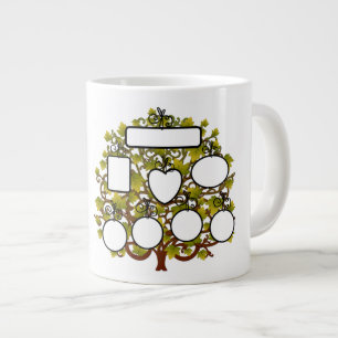 Grande Tasse Ajouter Votre Nom De Famille / Photos - Jumbo Mug