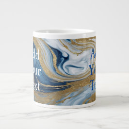 Grande Tasse Ajouter Votre Texte Jumbo Mug Texte Personnalisé M