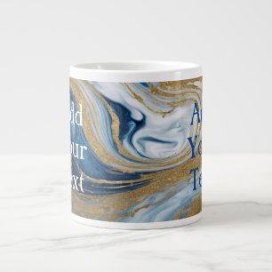Grande Tasse Ajouter Votre Texte Jumbo Mug Texte Personnalisé M