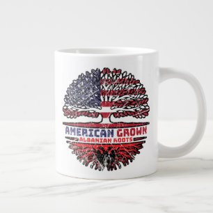 Grande Tasse Albanian Albania US American États-Unis