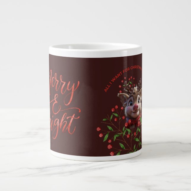 Grande Tasse All I Want for Christmas is Coffee  (Devant)