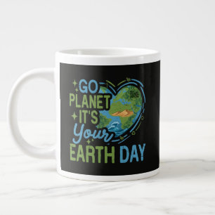 Grande Tasse Allez planète c'est votre journée de la Terre