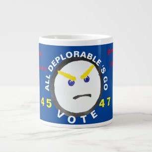 Grande Tasse Allez voter lamentable mug