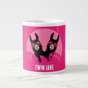 Grande Tasse Alpaca llama Twins