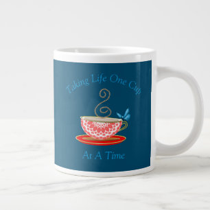 Grande Tasse Amateurs de thé mignonne Personnalisé