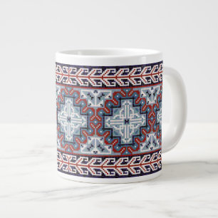 Grande Tasse Amérindiens Navajo Motif