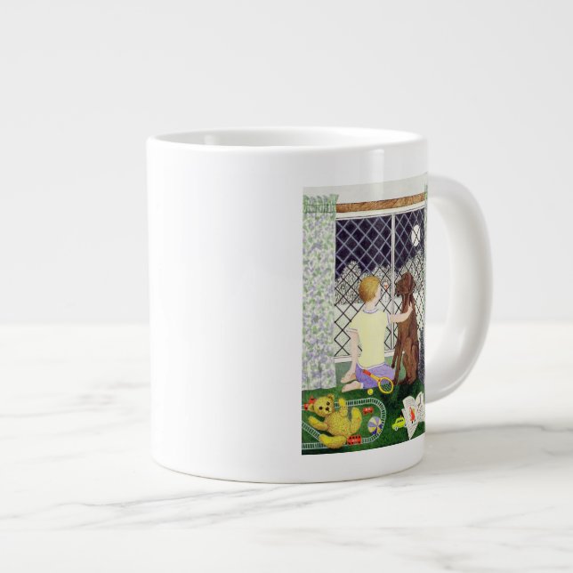 Grande Tasse Amis pour toujours (Devant droit)