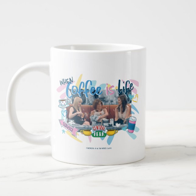 Grande Tasse AMIS™ | Quand le café est la vie (Gauche)
