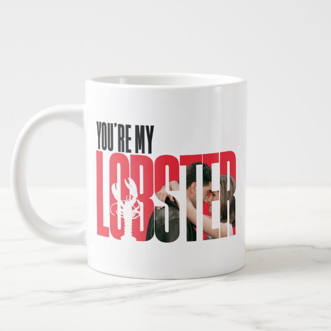 Grande Tasse AMIS™ | Rachel & Ross - Tu es mon homard (Gauche)