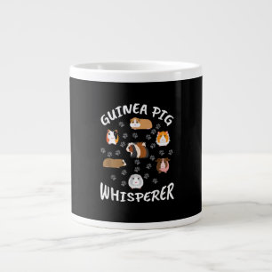 Grande Tasse Amoureux du Whisperer de porc de Guinée drôle