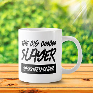 Grande Tasse Amusant Big BooBoo Slayer Hashtag premier répondeu
