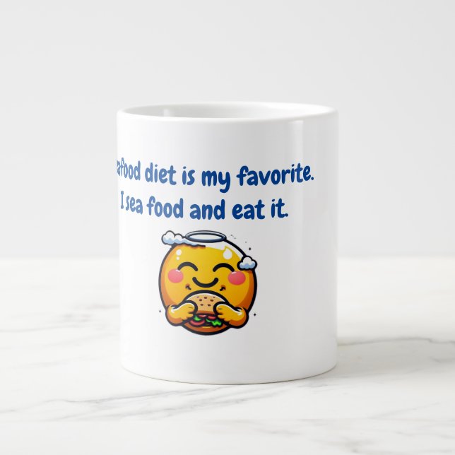 GRANDE TASSE AMUSANT ET MORT DIET MUG (Devant)