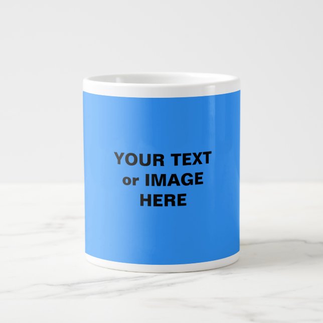 Grande Tasse Amusant ! Faites une Coupe Latte / Cappuccino ! (Devant)