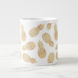 Grande Tasse ANanas GOLD PINEAPPLE chic GLAMOR