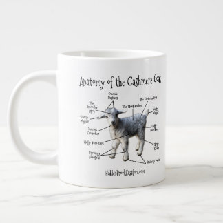 Grande Tasse Anatomie de la chèvre cachemire - Mug Jumbo
