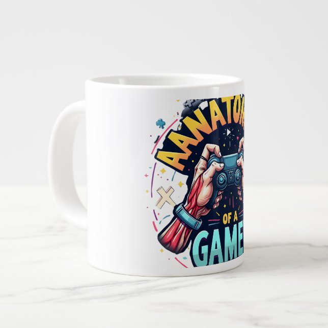 Grande Tasse Anatomie d'un Gamer Mug - Cadeau parfait pour les  (Devant gauche)