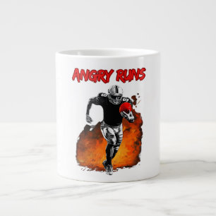 Grande Tasse Angry Runs Good Morning Football Specialty Mug