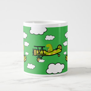 Grande Tasse Animal Dinosaur Pilote Nursery Art