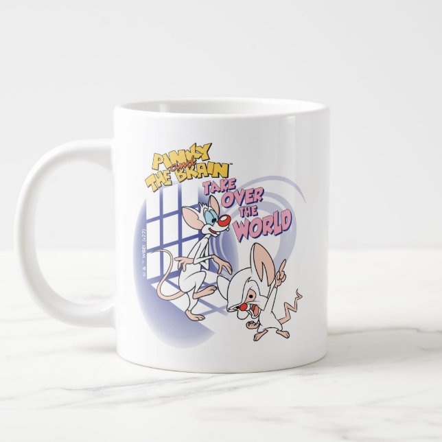 Grande Tasse Animaniacs | Reprendre Le Monde Graphique (Gauche)