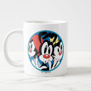 Grande Tasse Animaniacs   Warner Siblings Circle Graphic