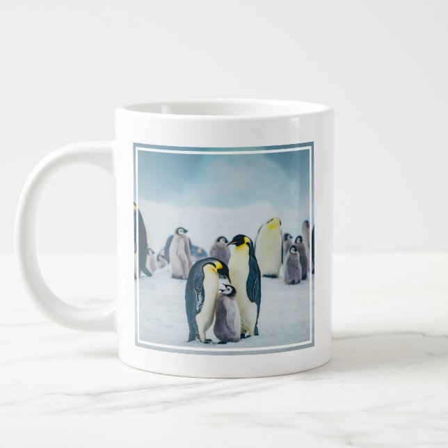 Grande Tasse Animaux de bébés cutest | Alimentation de pingouin (Gauche)