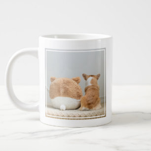 Grande Tasse Animaux de bébés cutest Corgi & Plush Puppy