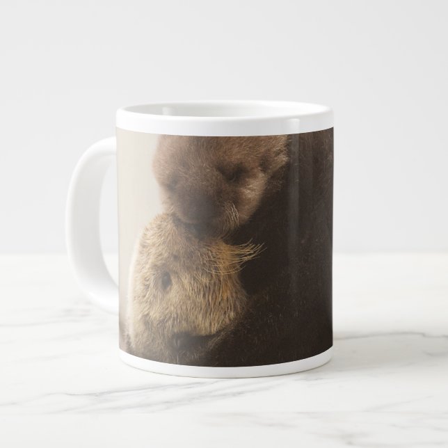 Grande Tasse Animaux de bébés cutest | Pompe Otter nouveau-né (Devant gauche)