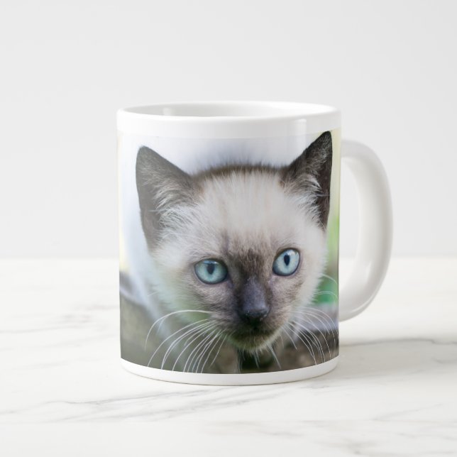 Grande Tasse Animaux de bébés cutest | Siamese Kitten 2 (Devant droit)