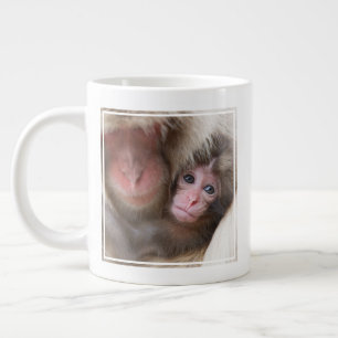 Grande Tasse Animaux de bébés cutest Singe des neiges