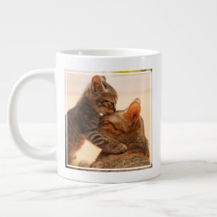 Grande Tasse Animaux de bébés cutest Tabby Kitten Kiss