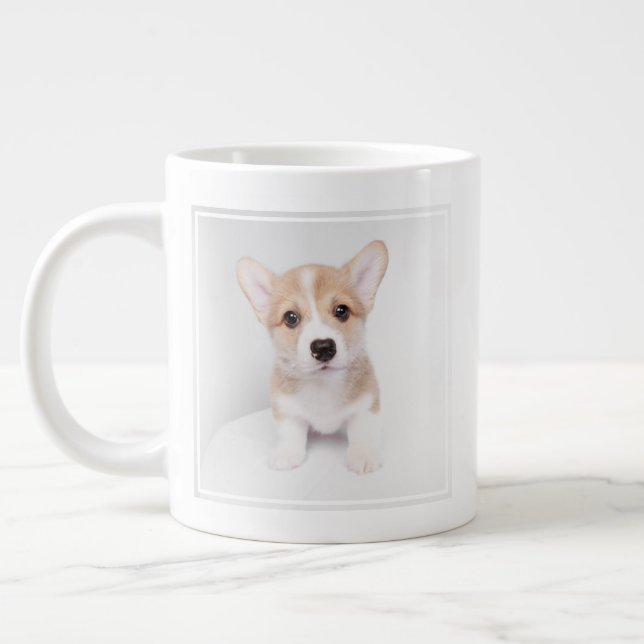 Grande Tasse Animaux de bébés cutest | Tiny Corgi (Gauche)