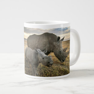 Grande Tasse Animaux de bébés cutest   White Rhino & Calf