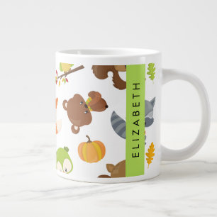 Grande Tasse Animaux de forêt, Animaux de forêt, Votre nom