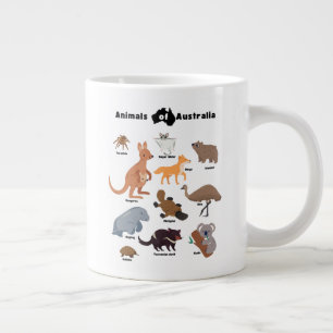 Grande Tasse Animaux de l'Australie faune australienne