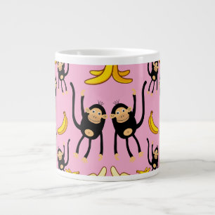 Grande Tasse Anniversaire du Singe mignon