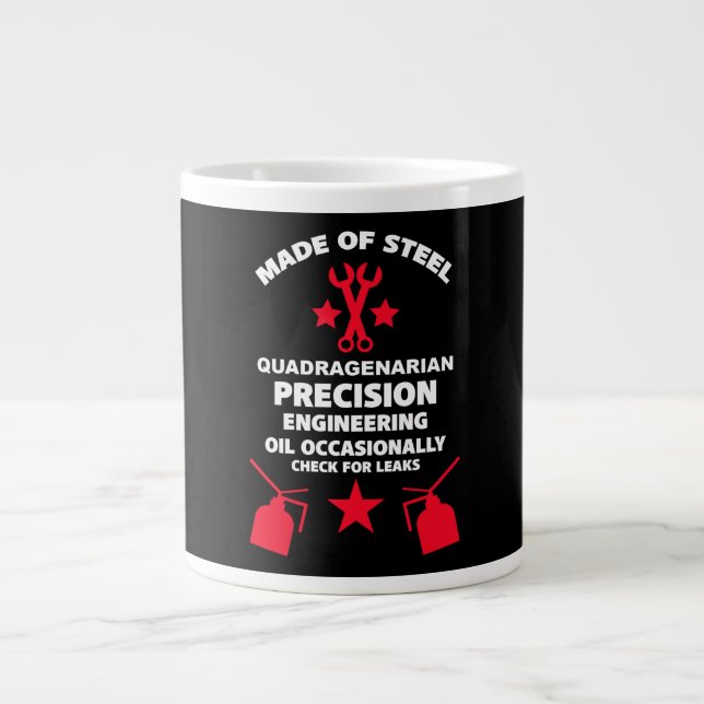 Grande Tasse Anniversaire quadragénaire (Devant)