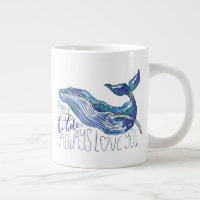 Aquarelle Baleine - I Whale Toujours Vous Aimez