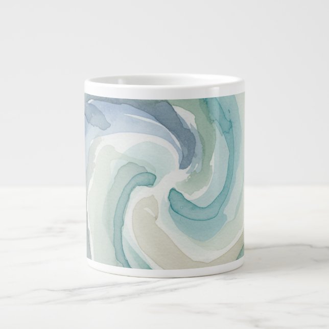 Grande Tasse Aquarelle nordique Jumbo Mug (Devant)