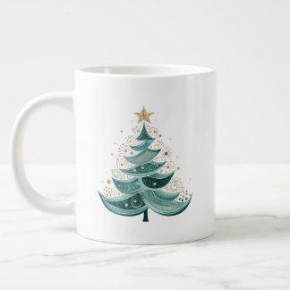 Grande Tasse Arbre à pin d'hiver Café de Noël Mug