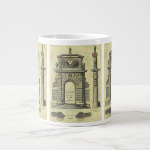 Grande Tasse Arche de la porte de jardin vintage, architecture 